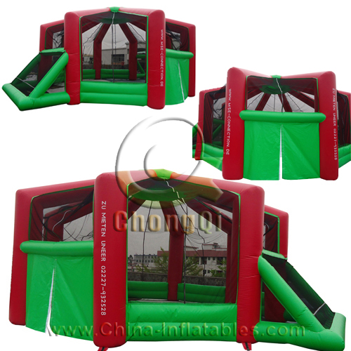 inflatable water soccer field